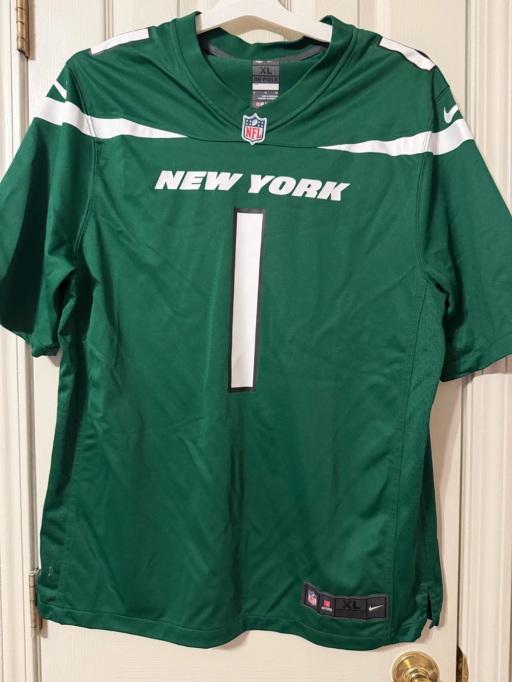 NFL New York Green Football Jersey - Size XL